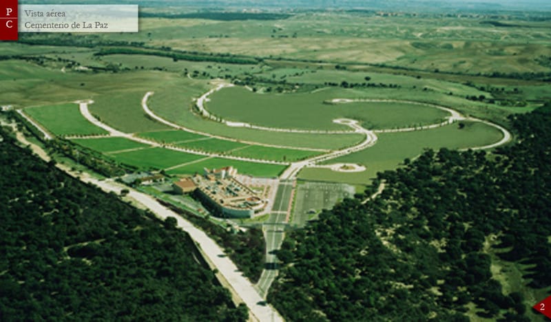 Cementerio Parque la paz Madrid